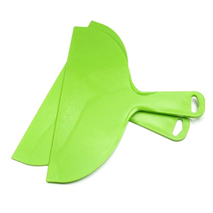 10 Inch Plastic Putty Knife, 2Pcs Flexible Paint Scraper Tool for Spackling - size: 10 inch