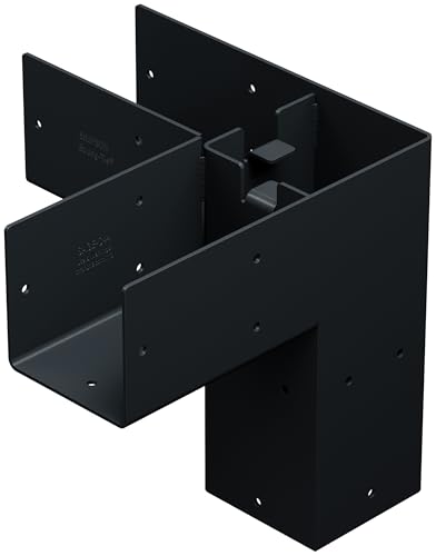 Simpson Strong-Tie Hardware Bracket SAGE-C44-KT2 - Black Powder-Coated Corner Connector - 2 Count