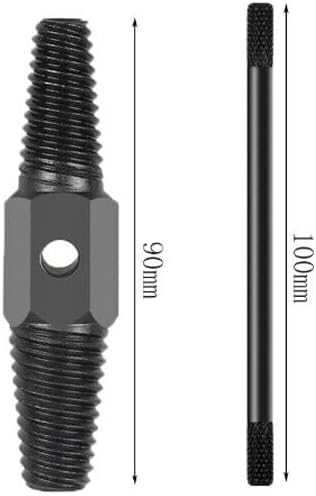 Dual-Use Broken Screw Extractor for 1/2 Inch and 3/4 Inch Pipes, Valves, and Faucets - Double Head Design for Effortless Removal of Stubborn Bolts and Water Pipe Screws