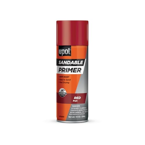 U-POL Sandable Primer, Fast-Drying, Red - color: Red