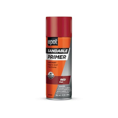 U-POL Sandable Primer, Fast-Drying, Red - color: Red
