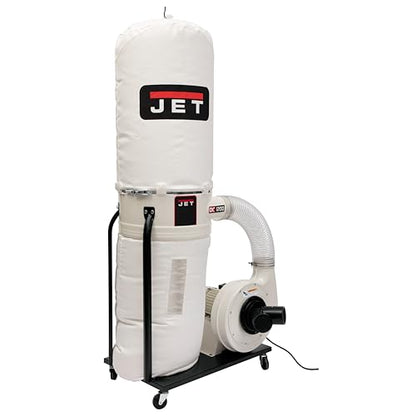 JET Vortex Cone Dust Collector, 30-Micron Bag Filter, 2 HP, 230/460V 3Ph (DC-1200VX-BK3)