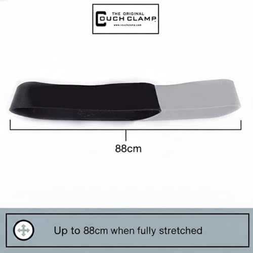 Couch Clamp Sectional Connectors (4 Pack) – Keep Cushions from Sliding, Easy Install Straps, Universal Fit for Modular Couches – Prevent Floor Scratches - style: Original