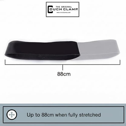 Couch Clamp Sectional Connectors (4 Pack) – Keep Cushions from Sliding, Easy Install Straps, Universal Fit for Modular Couches – Prevent Floor Scratches - style: Original