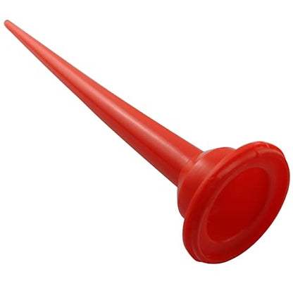LQ Industrial 2pcs Cones Nozzles Caulking Nozzle 30cm Applicator Caulking Nozzle Tips Replacement Extension, Red