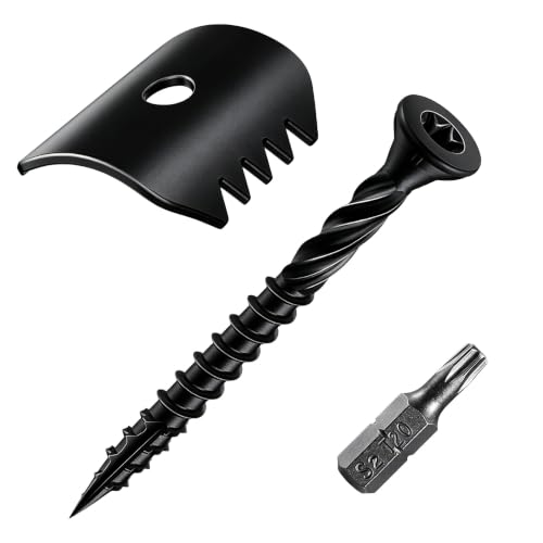 Fence Nail Fixture,Black,1-5/8", 50 pcs - color: Black, size: 1-5/8"