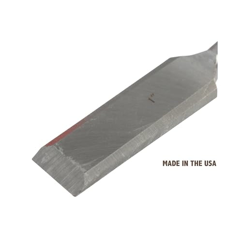 Buck Bros. Economy Chisel Set, Woodworking Tools for Home Repair Projects, Wood Chisel Sets in ½", ¾", and 1", Hardened Blades, Mallet-Ready Steel Caps