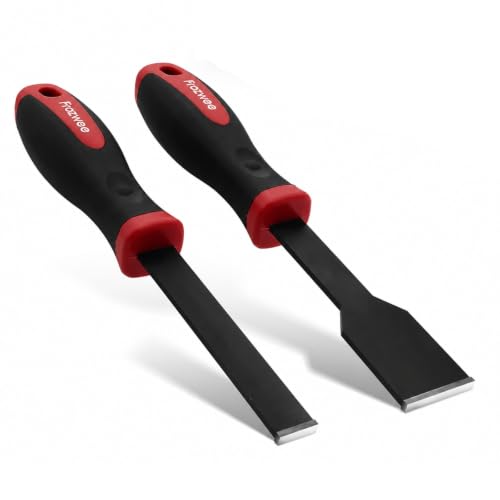 2PCS Carbide Scraper Set(1-1/4" & 5/8"),Super Gasket Scraper,Red - size: Red-1x5/8"+1x1-1/4"