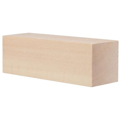 SINJEUN 20 PCS 6 x 2 x 2 Inch Basswood Carving Blocks, Natural Whittling Wood Blocks, Smooth Wooden Blocks for Carving