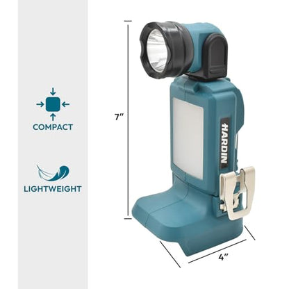 Hardin HD-8710 18V 5-in-1 Portable Flashlight & Work Light