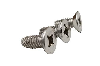 Machine Screws for Door Hinges Satin Nickel #10-24 x 1/2 Inch 24-Pack - color: Satin Nickel
