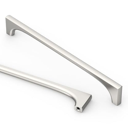 Asidrama 10 Pack 7.5 Inch(192mm) Brushed Satin Nickel Cabinet pulls Kitchen Cabinet Handles, Cabinet Pulls Kitchen Cabinet Hardware for Cupboard Drawer Pulls 2321 - color: Brushed Satin Nickel, size: 7.5" Hole Center, style: 10 Pack