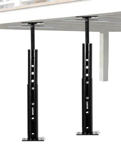 Garvee Adjustable Jack Post, 2House Floor Jack 19-36", House Jacks 18000LB - color: Black/19"-36"