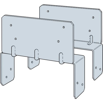 Simpson Strong-Tie LPC6Z LPCZ ZMAX Galvanized Adjustable Post Cap for 6X - size: 1 Each