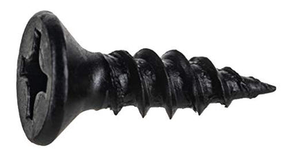 Hard-To-Find Fastener Phillips Flat Twinfast Wood Screws, Black Phosphate, Durable & Secure Indoor Wood Screws for Cabinets, Home Improvement, DIY, Construction, Interior Renovations, #4 x 3/4" - size: #4 x 3/4" Pack of 100