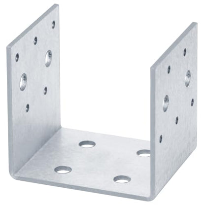 4 PCS 4x4 Post Bracket, Half Post Base for Deck, 11 Gauge