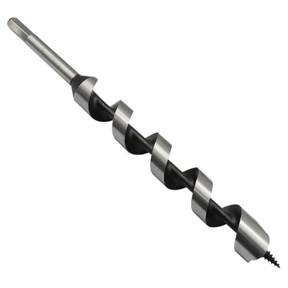 Hordion 1" Wood Auger Drill Bit, 12 Inch Long Ship Auger Bit with Hex Shank
