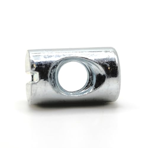 ReplacementScrews M6 x 16mm Cross Dowel Barrel Nuts with Centered Hole