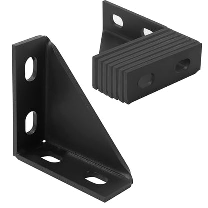 8Pcs 90 Degree Gusseted Fitting for 1-5/8" Channel, Angle Corner Bracket - size: 8 count