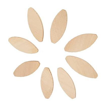 Wood Biscuits 20#, Beech Joiner Plates 100 Count - size: 20#