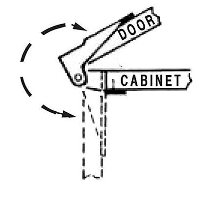 Hinge Outlet Pivot Door Hinges, Top and Bottom Set, Bronze, 2 Pack