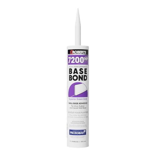 ROBERTS 7200-HP11 High-Performance Base Bond Wall Base Adhesive - 11 Oz. (325 mL) - size: 11 Fl Oz