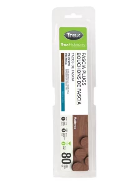 Trex Fascia Plugs (Hatteras) - color: Hatteras 80ct