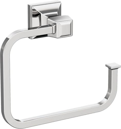 Amerock Mulholland 5-3/4" Chrome Towel Ring - color: Chrome, size: 5-3/4 Inch (146 mm) Width
