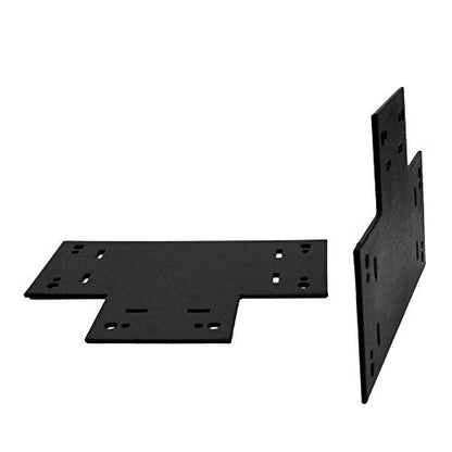 OZCO 6 Pcs Ironwood Adjustable Joist Hanger Flush Connector 6"–8" | Decorative Beam and Joist Hanger for Pergola, Deck and Outdoor Wood Structures | Powder-Coated Galvanized Steel Hardware