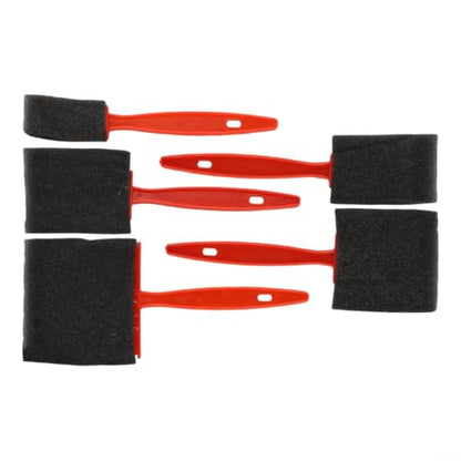 5-Piece Foam Paint Brush Set for Oil Stain & Polyurethane Painting