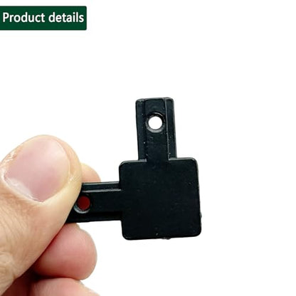 12Sets 2020 Aluminum Extrusion Hardware Accessories with Screws&Wrench, 12Pcs Black 3-Way Bracket with 50Pcs Set Screws for 2020 V T Slot Rail Aluminum Extrusion Profile - style: 12 Set 20 Series Bracket Black