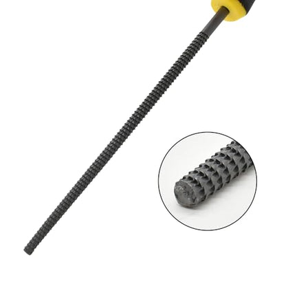 Big Horn 19892 8-Inch Wood Round Rasp File - Coarse