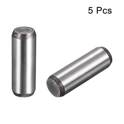 uxcell 5/16-Inch x 1-Inch Dowel Pins, Heat Treated Alloy Steel for Extra Hardness, Bright Finish and Accurate Alignment 5pcs - size: 5/16-Inch x 1-Inch
