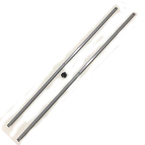 Canopy Repair Kit 2 Truss Bars 47 with Cross Connector for Quest Coleman Quik Shade Ozark Trail Replacement Parts