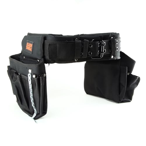Klein Tools 55298H Electrician's Combo Belt and Pouches - size: Combo Belt