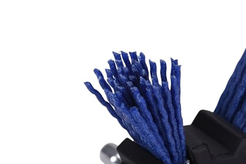 Century Drill & Tool 77343 Nylon Abrasive Flap Brush, 4", Fine - size: 4" Fine