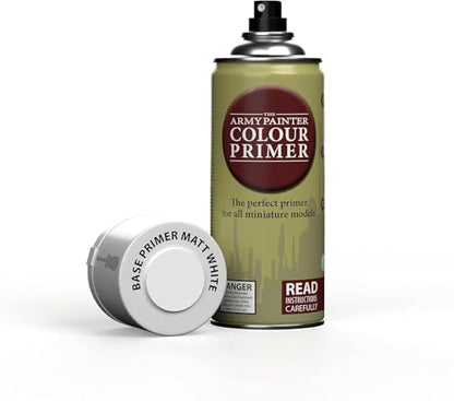 The Army Painter, Colour Primer Matt White, 400 ml acrylic spray - color: Matt White