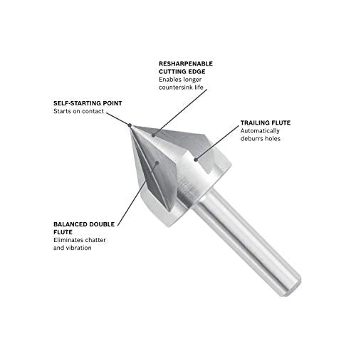 Bosch CSH3C 3/4 in. High-Speed Steel Countersink Drill Bit - size: 3/4"