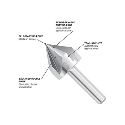 Bosch CSH3C 3/4 in. High-Speed Steel Countersink Drill Bit - size: 3/4"
