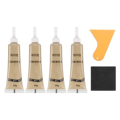 uxcell Wood Repair Kit,4Pcs Touch Up Filler Wood,Red Wood - color: Red Wood