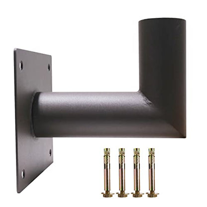90 Degree Wall Mount Bracket with 2-3/8in OD Tenon - size: 90 Degree Wall Mount 1 Pack
