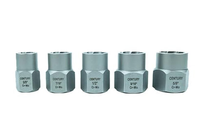 Century Drill & Tool 73425 Bolt Extractor Set, 6 Piece - size: 6 Piece