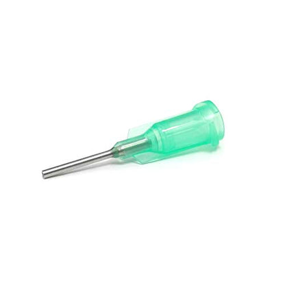 18 Gauge 0.5in Blunt Tip Dispensing Syringe Needle, Green 20 PCS - style: 18GAx1/2＂