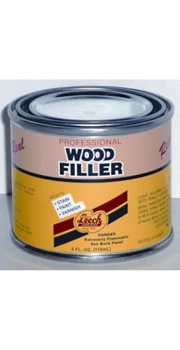 Leech Lwf-67 Superior Grade Real Wood Filler, 4 Oz