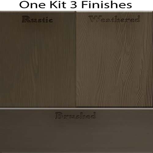 Retique It Liquid Wood Countertop Kit with Wood Gel Stain - Genuine Wood Finished countertops, 24 oz (Island) - color: 45 Charcoal, size: 24 oz (Island)