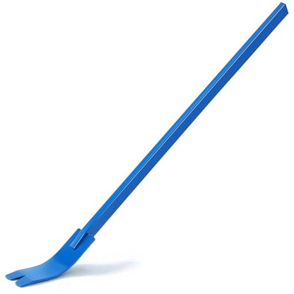 Lasnten Crow Bar Flat Heavy Duty Nail Puller All-steel Pry Bar for Home Improvement Woodworking Home Renovations DIY(56 Inches) - size: 56 Inches