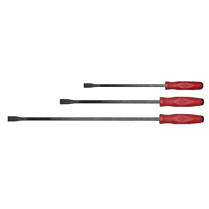 Mayhew Tools 31091 Dominator Economy Curved Pry Bar, Red, Medium 3-Piece Set - size: Medium 3-Piece Set