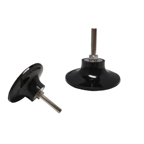 Benchmark Abrasives 3 Inch Sanding Discs Pad Holder Quick Change Mandrel with 1/4 Inch Shank Die Grinder & Drill Sanding Attachment for Deburring Polishing Twist Lock Adapter Sanding Tool - 1 Piece