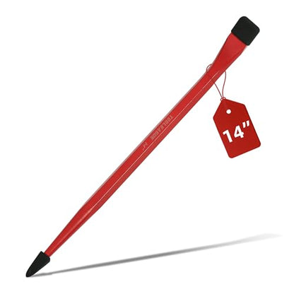 TOOLEAGUE 14-Inch Heavy Duty Alignment Pry Bar, Connecting Bar - size: 14"（1pc）