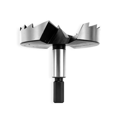 CATITO 4"(102mm) Forstner Drill Bit for Woodworking - HEX Shank, 4 Inch Forstner Bit, Wood Drill Bits for Holes, Hinge Cutter for Hard Wood, Plastic, Plywood - size: 4"(102mm)
